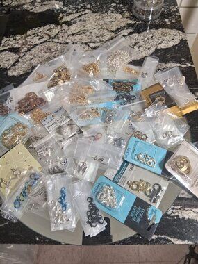 Jewelry Gold Silver - Colorful Findings (lobster clasps)(earrings) SUPPLIES